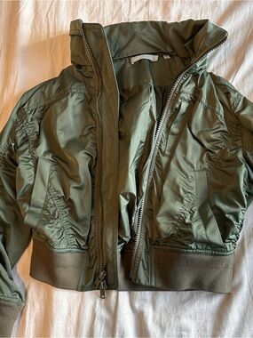 Vince Olive Green Bomber Jacket